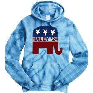 Haley 2024 Election Republican Tie Dye Hoodie