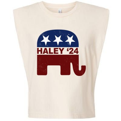 Haley 2024 Election Republican Garment-Dyed Women's Muscle Tee