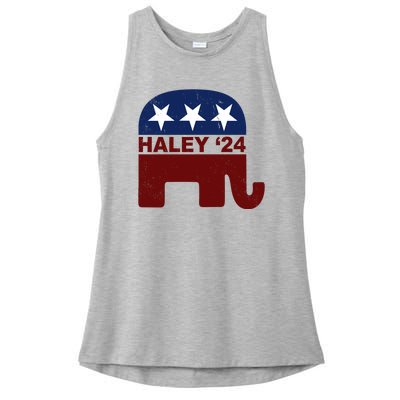 Haley 2024 Election Republican Ladies PosiCharge Tri-Blend Wicking Tank