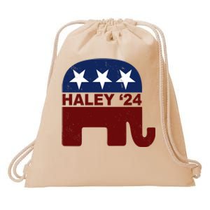 Haley 2024 Election Republican Drawstring Bag