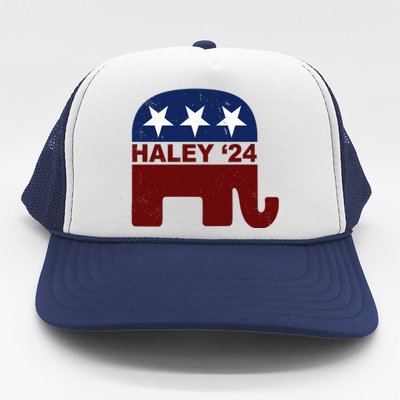 Haley 2024 Election Republican Trucker Hat