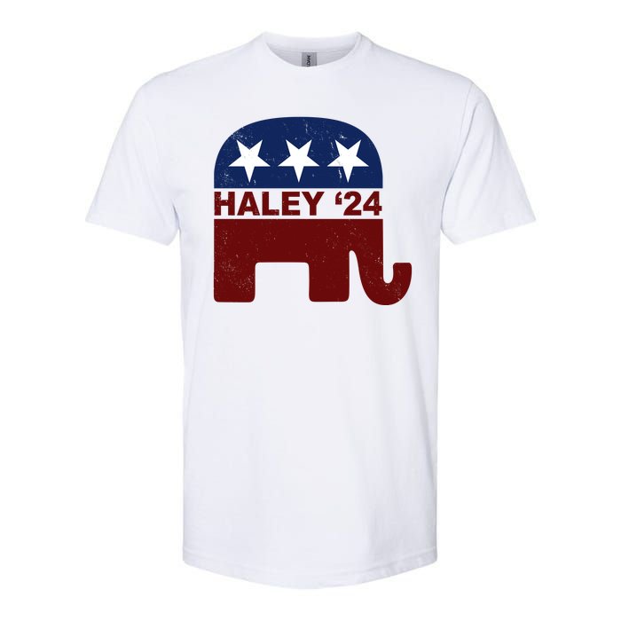 Haley 2024 Election Republican Softstyle CVC T-Shirt