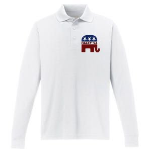 Haley 2024 Election Republican Performance Long Sleeve Polo