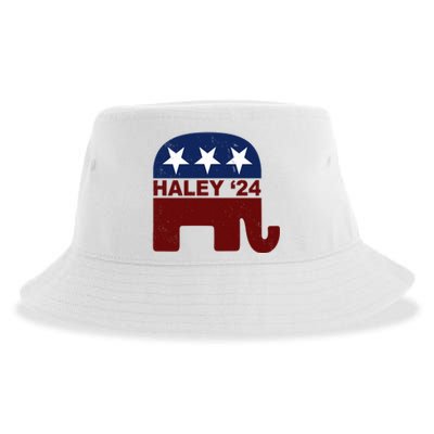 Haley 2024 Election Republican Sustainable Bucket Hat