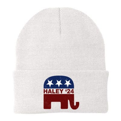 Haley 2024 Election Republican Knit Cap Winter Beanie