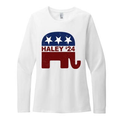 Haley 2024 Election Republican Womens CVC Long Sleeve Shirt