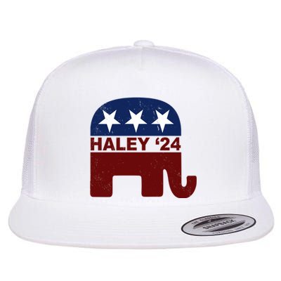 Haley 2024 Election Republican Flat Bill Trucker Hat