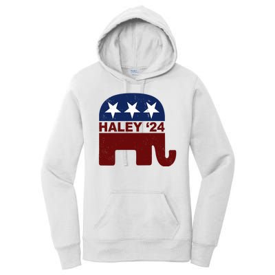 Haley 2024 Election Republican Women's Pullover Hoodie