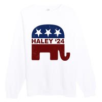 Haley 2024 Election Republican Premium Crewneck Sweatshirt