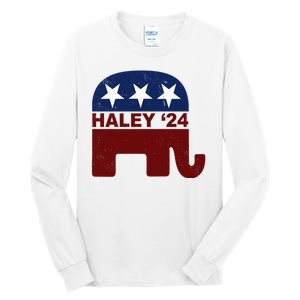 Haley 2024 Election Republican Tall Long Sleeve T-Shirt