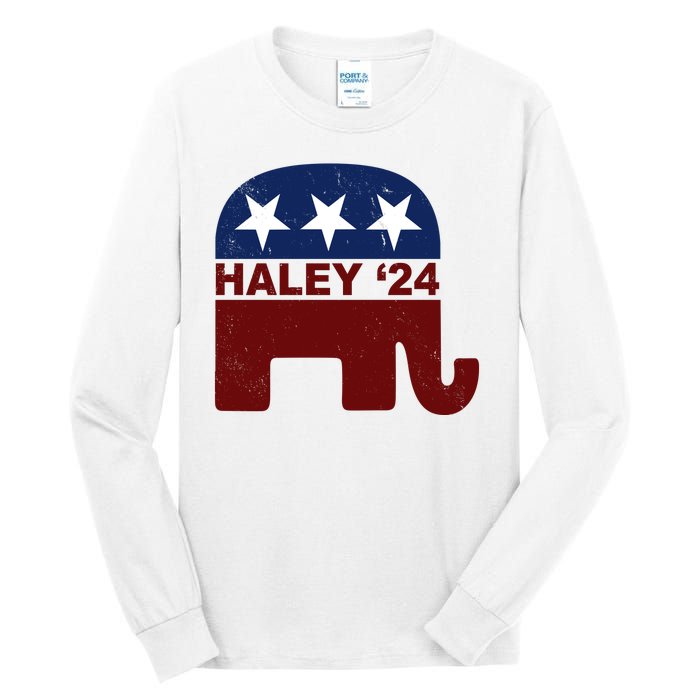 Haley 2024 Election Republican Tall Long Sleeve T-Shirt