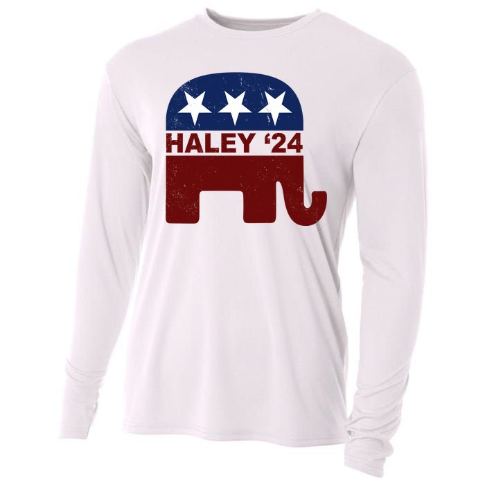 Haley 2024 Election Republican Cooling Performance Long Sleeve Crew