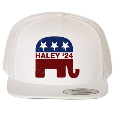 Haley 2024 Election Republican Wool Snapback Cap