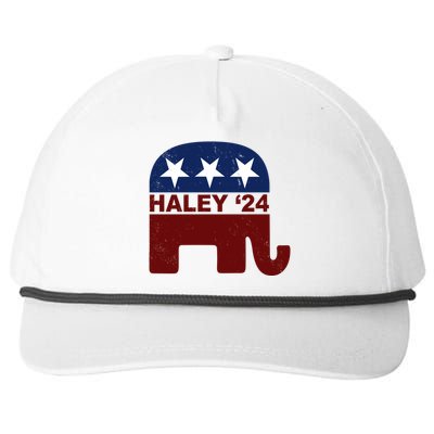 Haley 2024 Election Republican Snapback Five-Panel Rope Hat