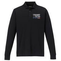 Harriswaltz 2024 Election Kamalaharris Timwaltz 2024 Performance Long Sleeve Polo