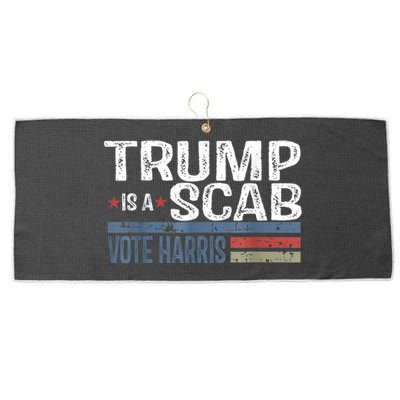 Harriswaltz 2024 Election Kamalaharris Timwaltz 2024 Large Microfiber Waffle Golf Towel