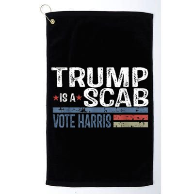 Harriswaltz 2024 Election Kamalaharris Timwaltz 2024 Platinum Collection Golf Towel