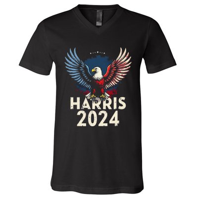 Harris 2024 Eagle V-Neck T-Shirt