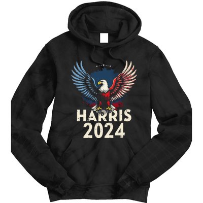 Harris 2024 Eagle Tie Dye Hoodie