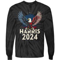 Harris 2024 Eagle Tie-Dye Long Sleeve Shirt