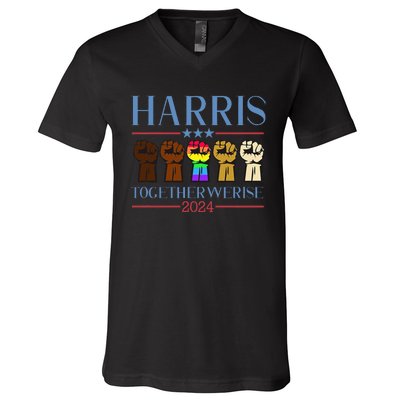 Harris 2024 Election Lgbt Kamala Harris 2024 V-Neck T-Shirt