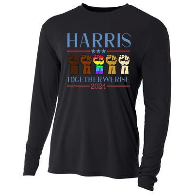 Harris 2024 Election Lgbt Kamala Harris 2024 Cooling Performance Long Sleeve Crew