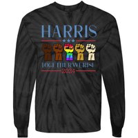 Harris 2024 Election Lgbt Kamala Harris 2024 Tie-Dye Long Sleeve Shirt