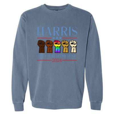 Harris 2024 Election Lgbt Kamala Harris 2024 Garment-Dyed Sweatshirt