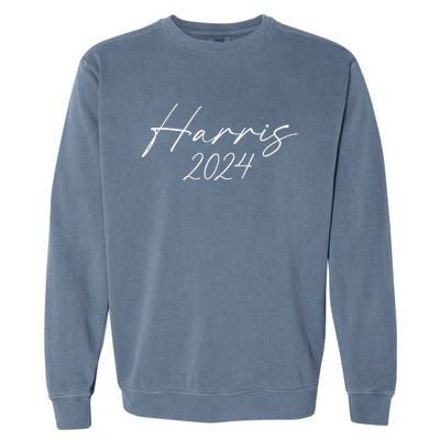 Harris 2024 For President 47 Kamala Harris 2024 Garment-Dyed Sweatshirt