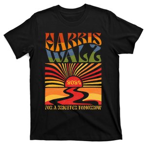 Harriswaltz 2024 For A Brighter Tomorrow Boho Aesthetic T-Shirt