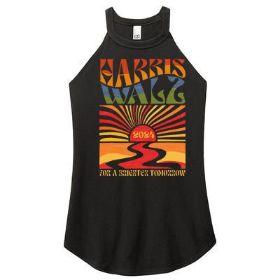 Harriswaltz 2024 For A Brighter Tomorrow Boho Aesthetic Women’s Perfect Tri Rocker Tank