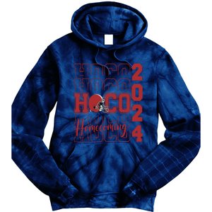 Hoco 2024 Football Homecoming Team Supporter Tie Dye Hoodie