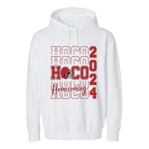 Hoco 2024 Football Homecoming Team Supporter Garment-Dyed Fleece Hoodie