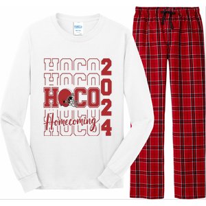 Hoco 2024 Football Homecoming Team Supporter Long Sleeve Pajama Set