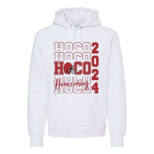 Hoco 2024 Football Homecoming Team Supporter Premium Hoodie