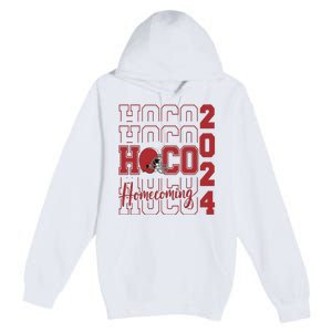 Hoco 2024 Football Homecoming Team Supporter Premium Pullover Hoodie