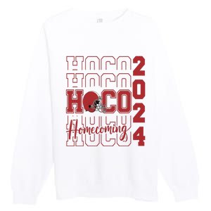 Hoco 2024 Football Homecoming Team Supporter Premium Crewneck Sweatshirt