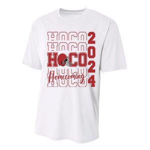 Hoco 2024 Football Homecoming Team Supporter Performance Sprint T-Shirt