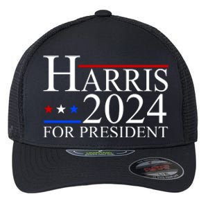 Harris 2024 For President Eleciton Flexfit Unipanel Trucker Cap