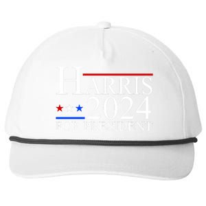 Harris 2024 For President Eleciton Snapback Five-Panel Rope Hat