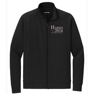 Harris 2024 For President Eleciton Stretch Full-Zip Cadet Jacket