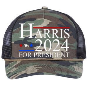 Harris 2024 For President Eleciton Retro Rope Trucker Hat Cap