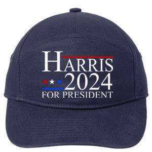 Harris 2024 For President Eleciton 7-Panel Snapback Hat