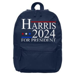 Harris 2024 For President Eleciton 16 in Basic Backpack