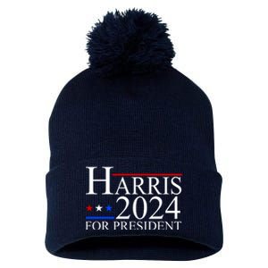 Harris 2024 For President Eleciton Pom Pom 12in Knit Beanie