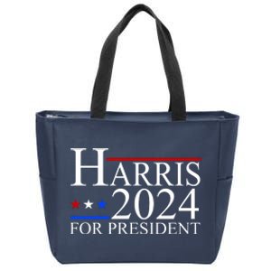 Harris 2024 For President Eleciton Zip Tote Bag