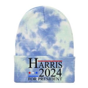 Harris 2024 For President Eleciton Tie Dye 12in Knit Beanie