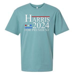 Harris 2024 For President Eleciton Sueded Cloud Jersey T-Shirt