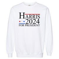 Harris 2024 For President Eleciton Garment-Dyed Sweatshirt