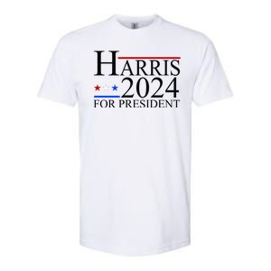 Harris 2024 For President Eleciton Softstyle CVC T-Shirt